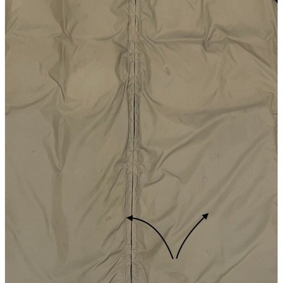 Eddie Bauer Down Puffer Vest Adult Extra Large Red Gray Reversible Goose Mens XL - Picture 16 of 16